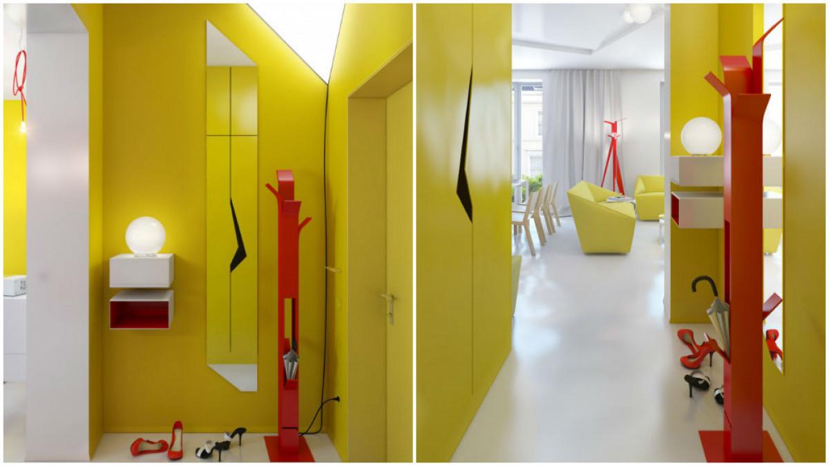 Жълто шикозно антре