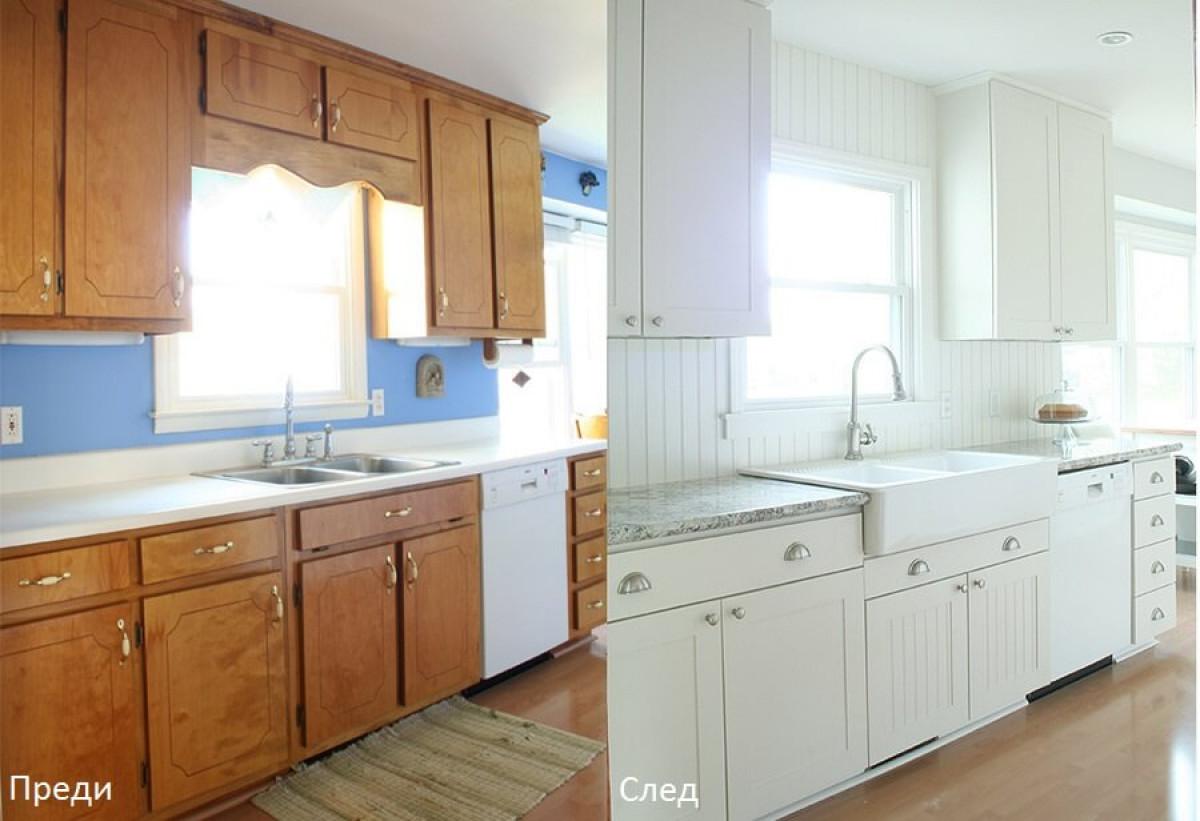 Бялото придава неподражаем облик на тази кухня