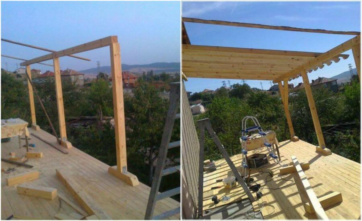 Работата продължава на втория етаж