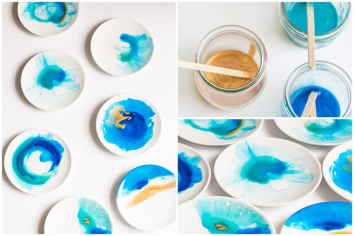 Оползотворете останалите единични чинии от старите сервизи