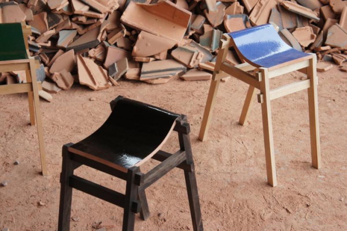 Най-креативните бар столове и пейки, направени от керамични отпадъци