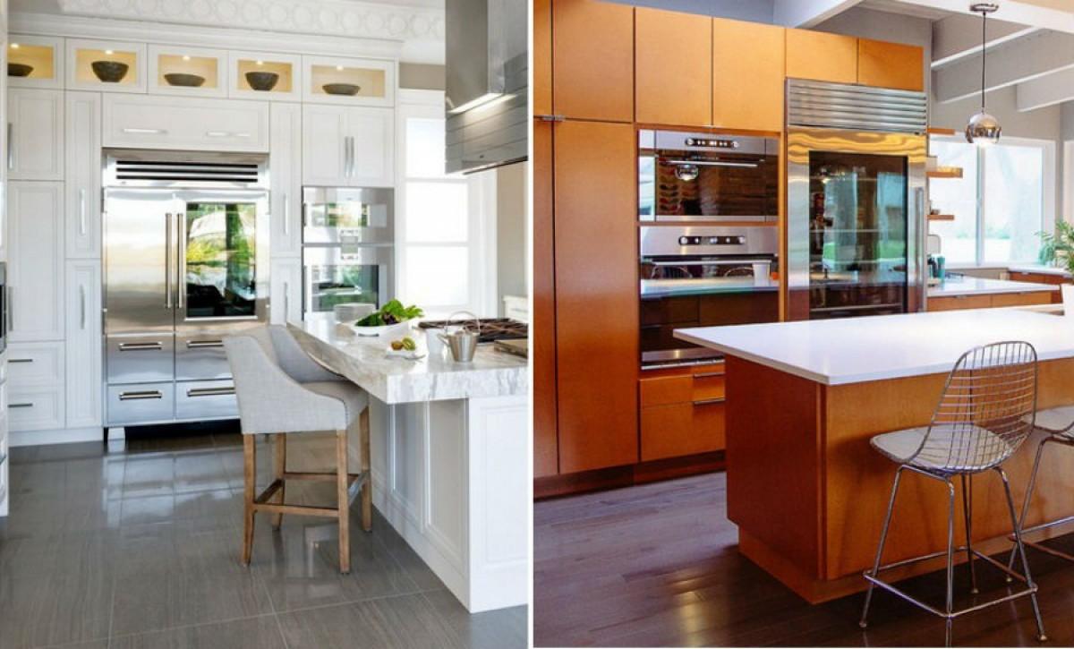 Хладилници със стъклени врати – идеи за блясък и стил в кухнята