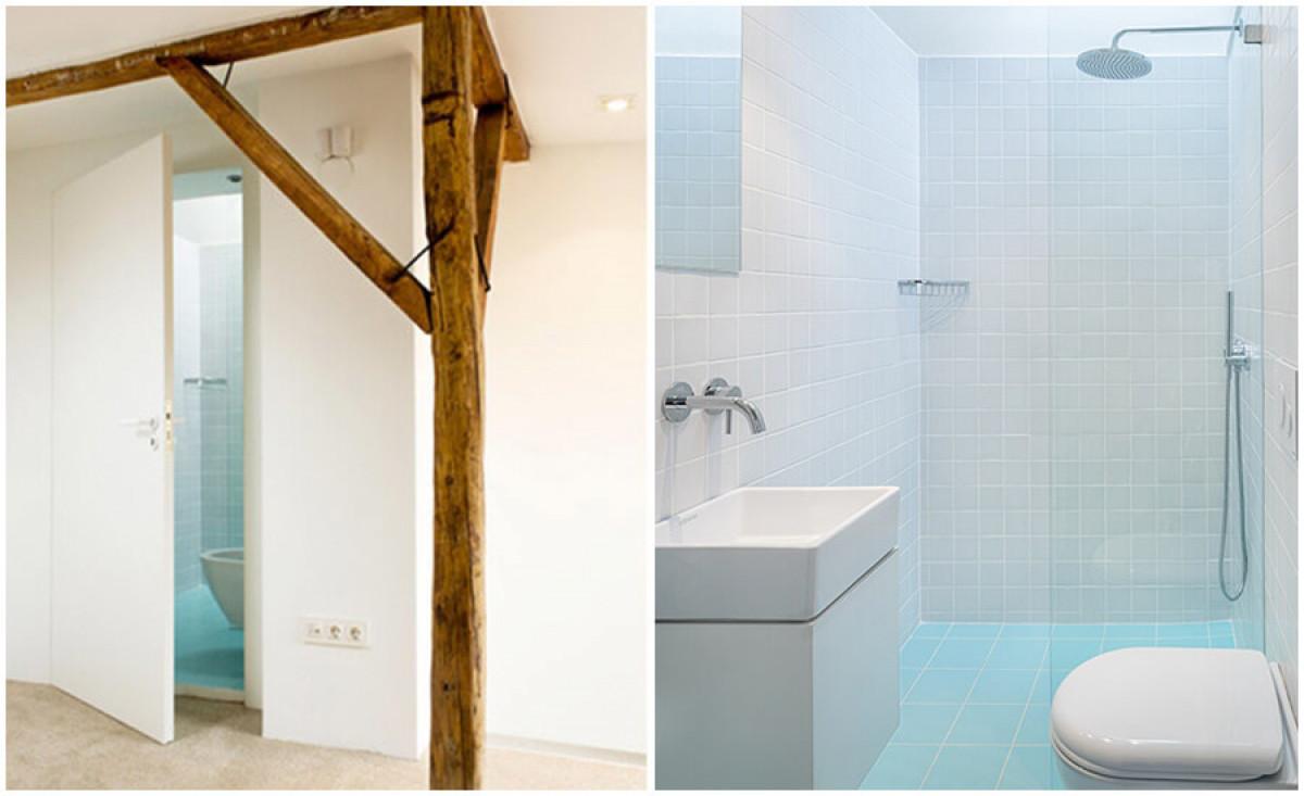 Банята се отличава със семпъл и елегантен дизайн