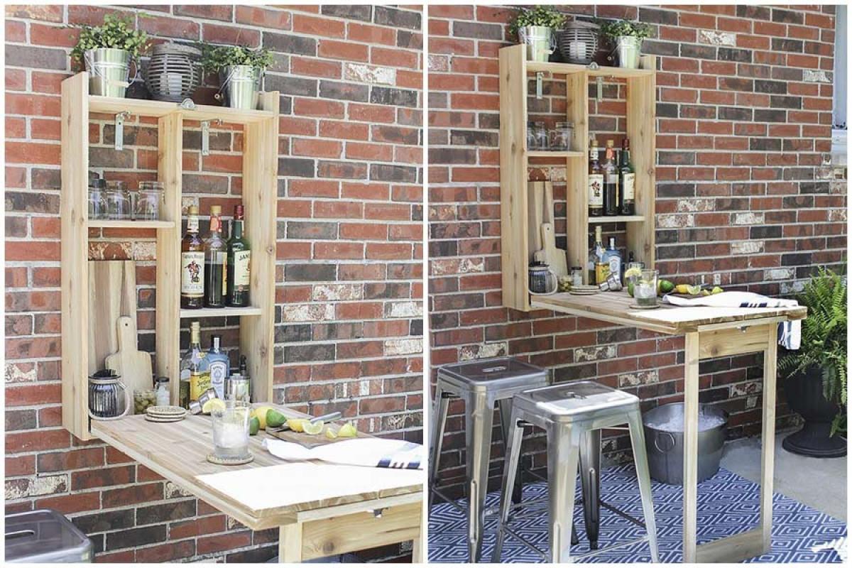 Създайте ефектен скрит бар, който ще очарова вашите гости