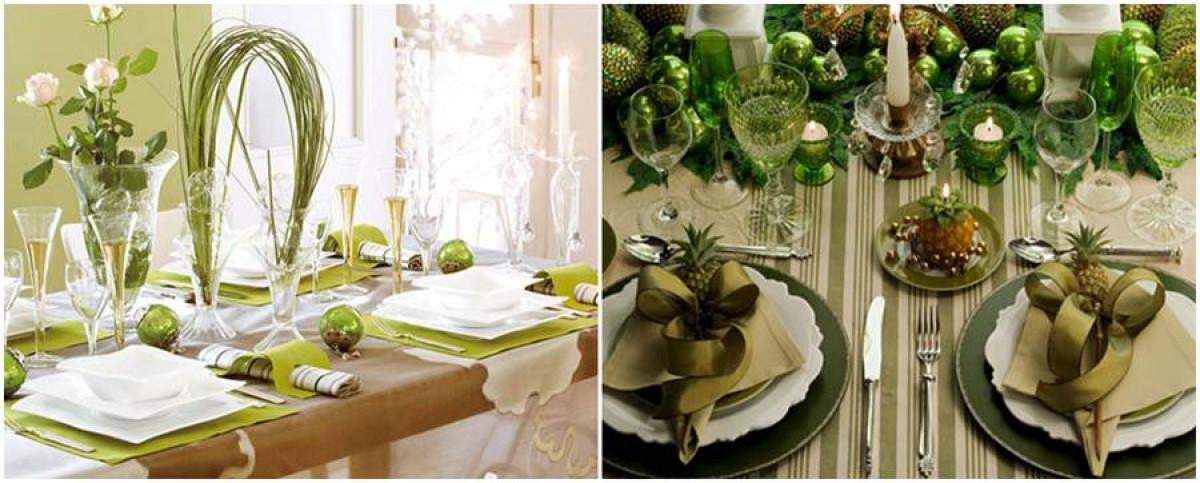 Свежа зелена трапеза