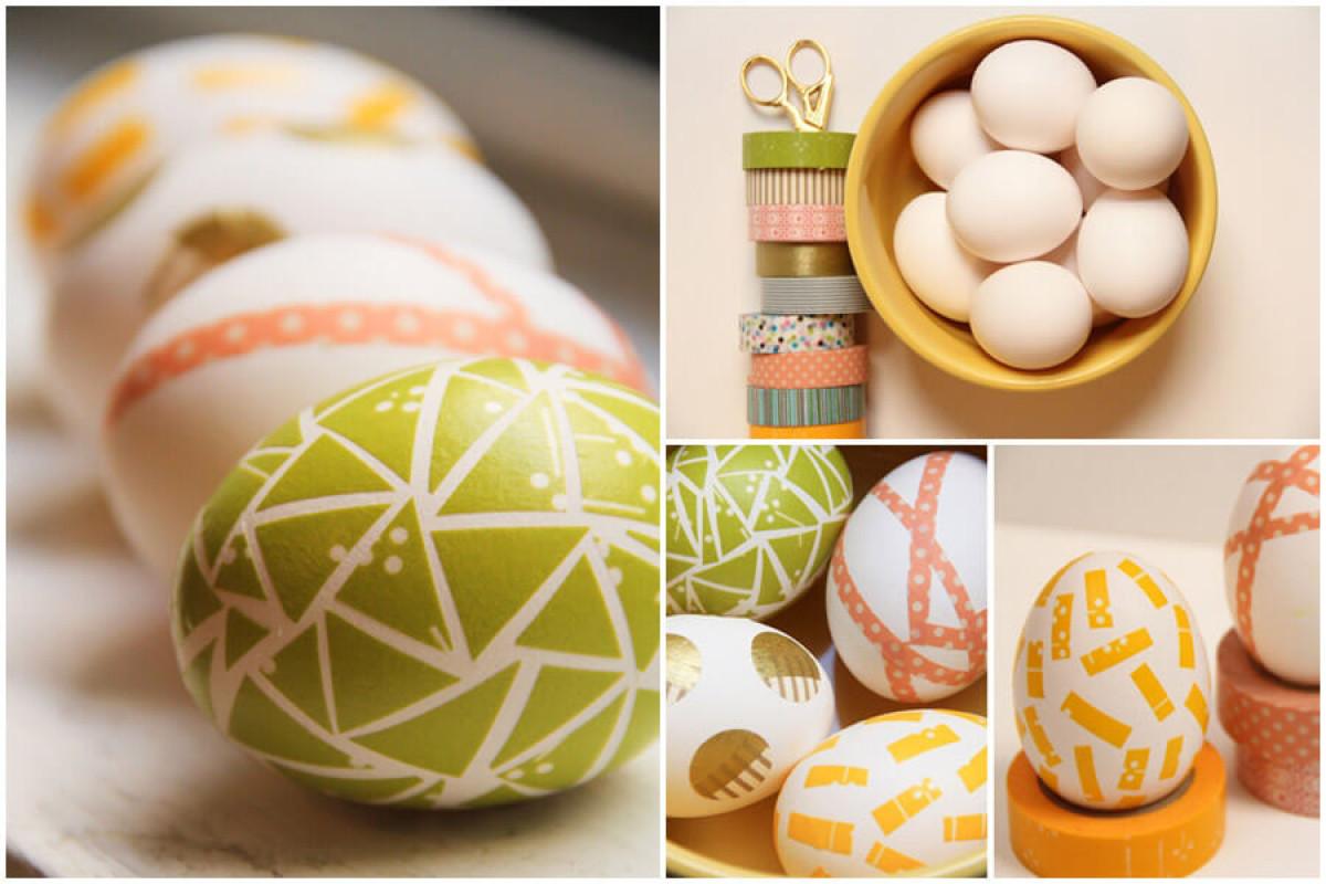 Декоративното хартиено тиксо прави украсяването супер лесно