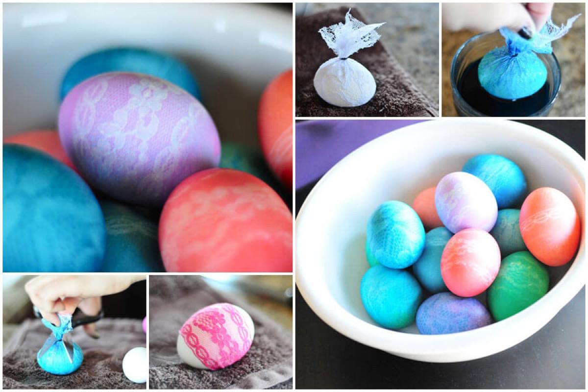 Увийте яйцата в дантела за създаването на изумителни ефекти