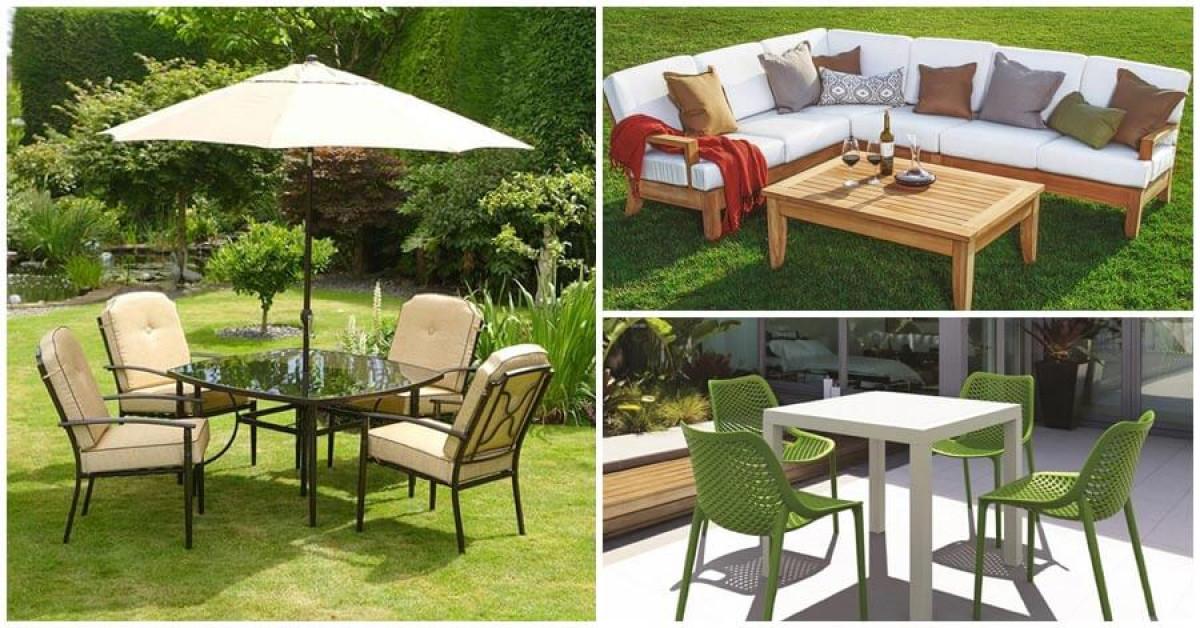 Как да почистваме правилно мебелите в двора и градината?