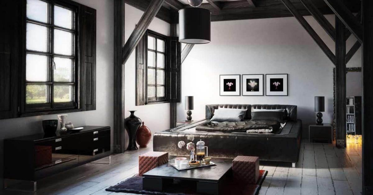 Спалня с подчертан мъжки стил. Как да я създадем?