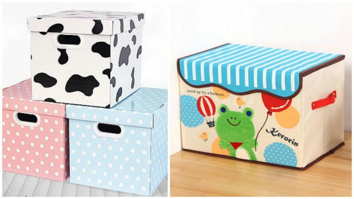 Кутиите идват на помощ при подредба на детски играчки и вещи