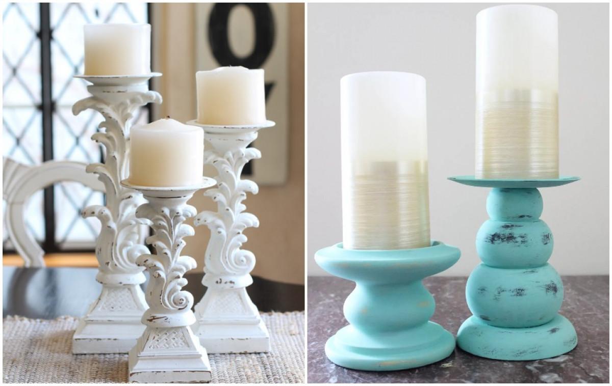 Направи си сам: свещници във винтидж стил