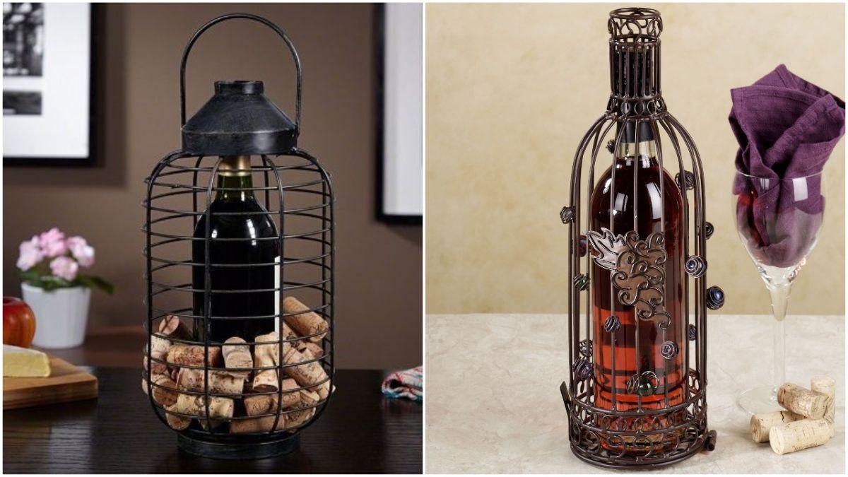 Номер 5: Поставка за винена бутилка