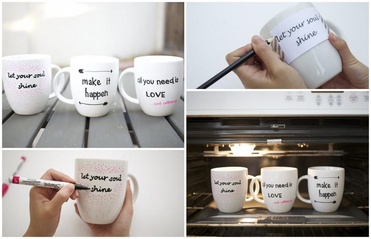 Превърнете белите чаши в източник на вдъхновение