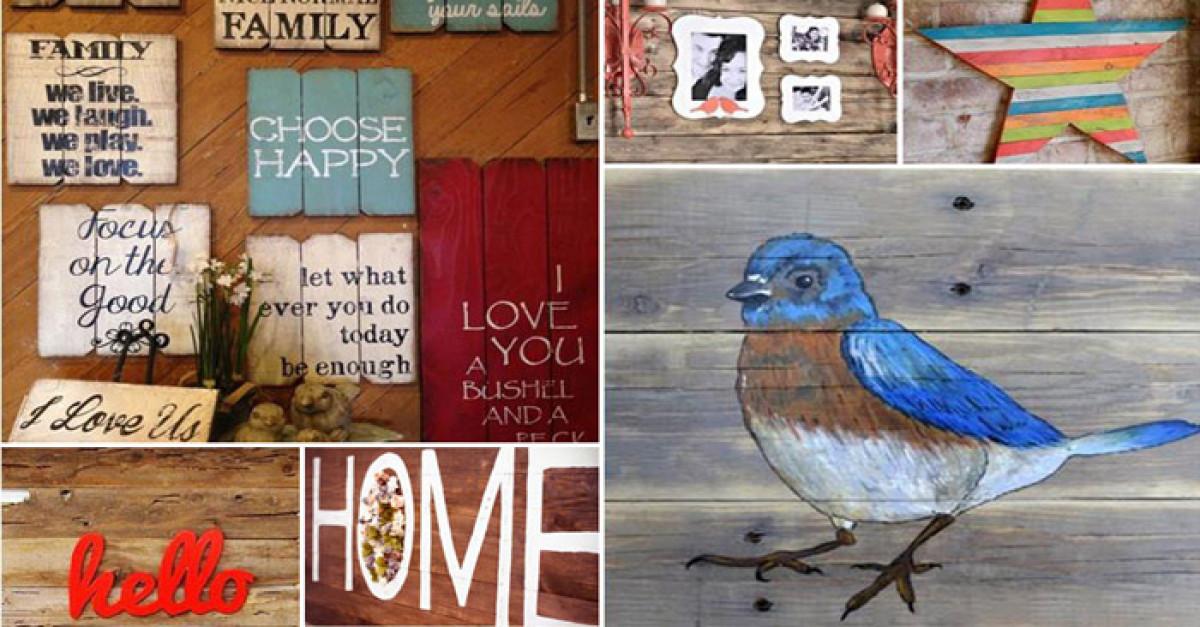 Изкуство от палети: направи си сам красива декорация за дома