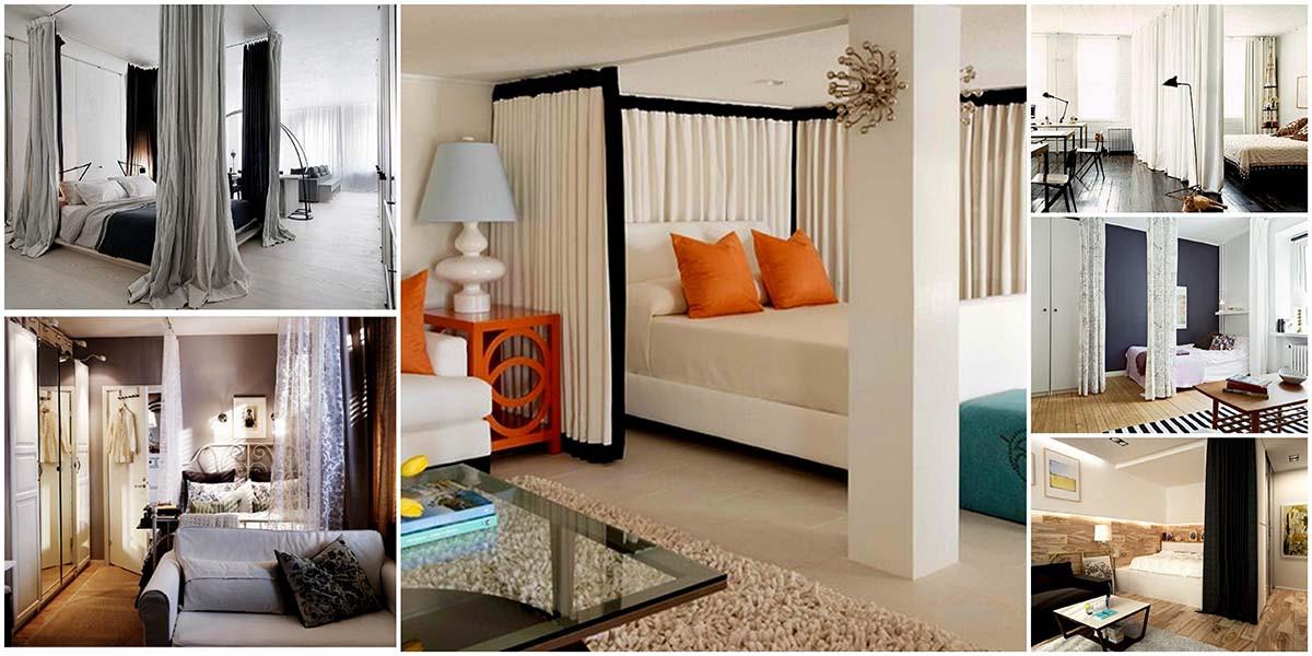 Отделете спалня във всекидневната