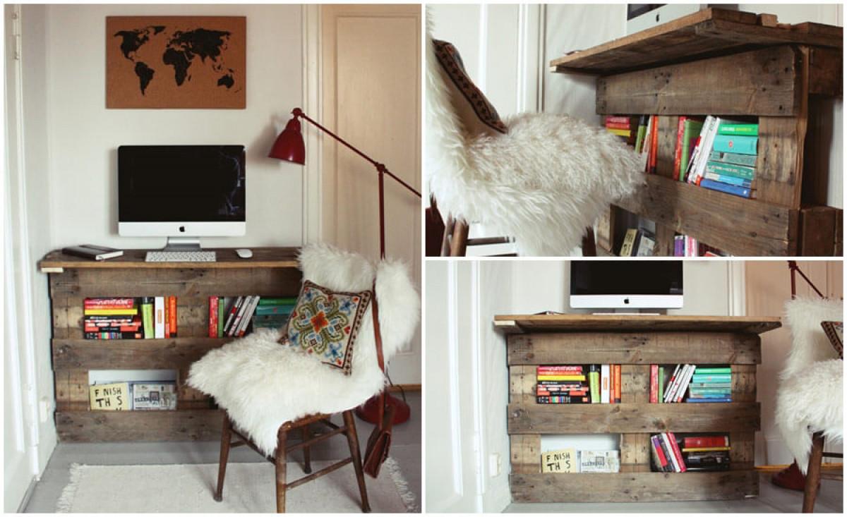 Ускорете работния процес с впечатляващо бюро от палети