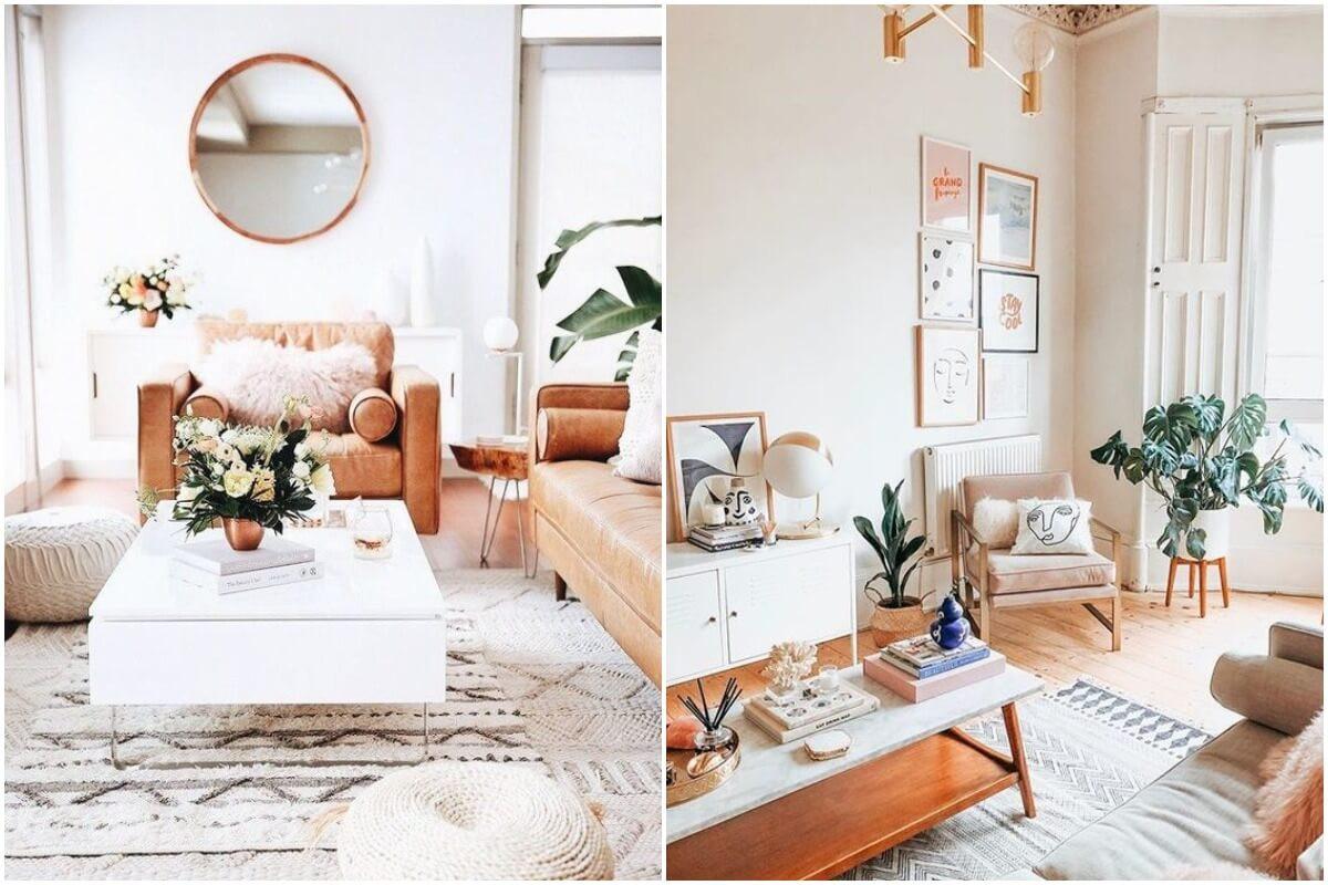 Използвайте неутрални цветове в комбинация с шарена декорация