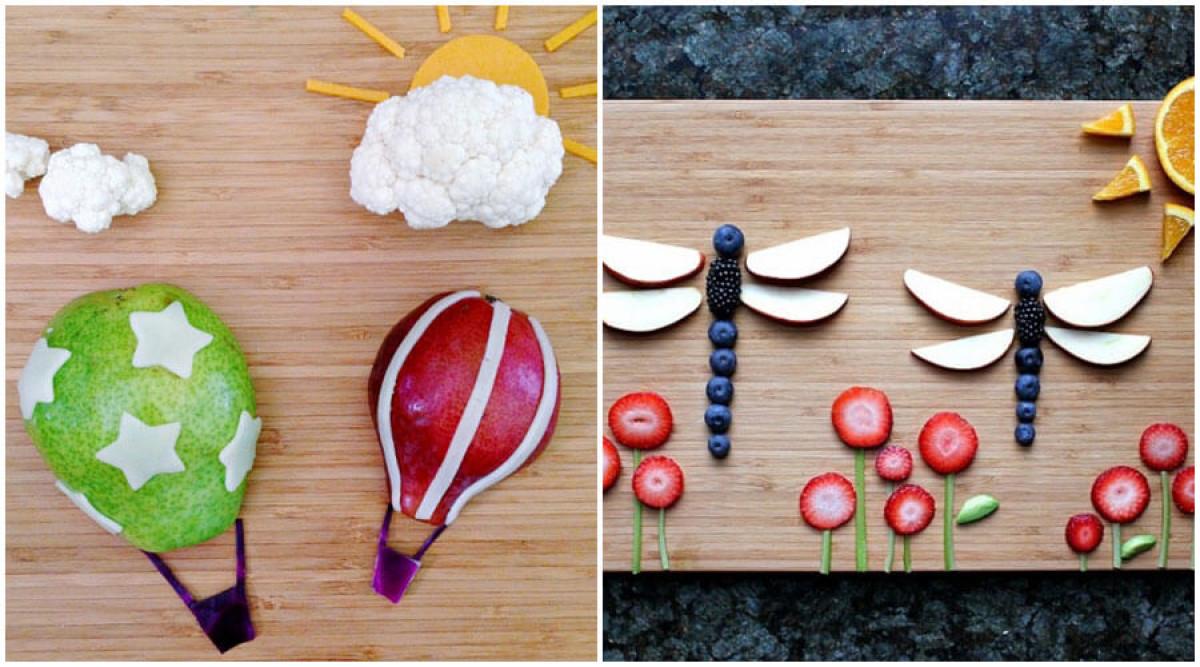 Създайте приказно вкусен пейзаж от плодове