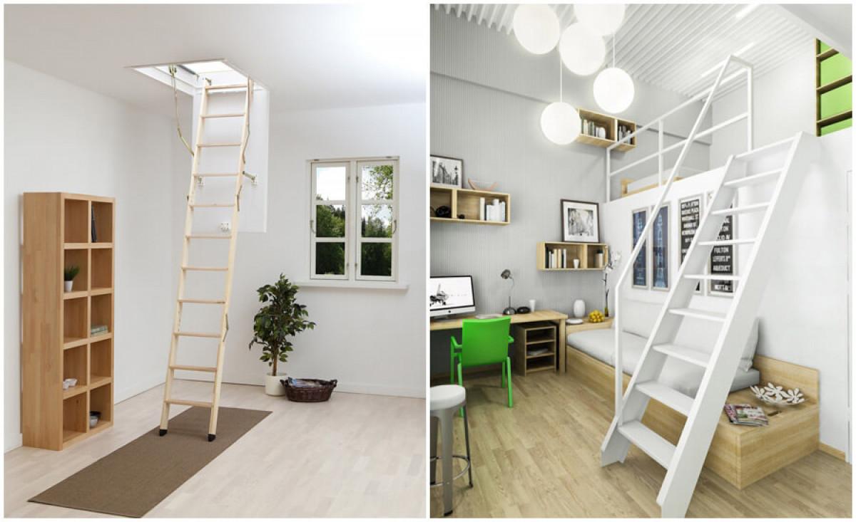 Улеснете достъпа до мансардата