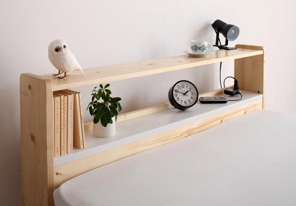Табло за легло като отворен рафт