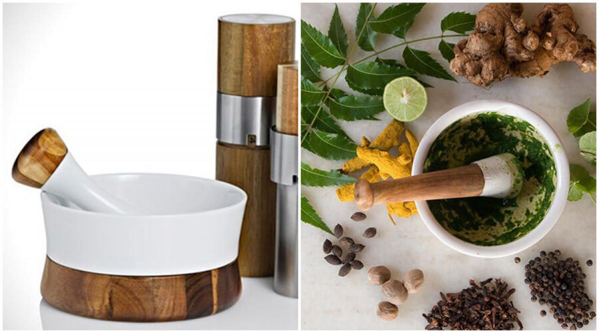 Прекрасна смесица от дърво и порцелан в това уникално комбинирано хаванче