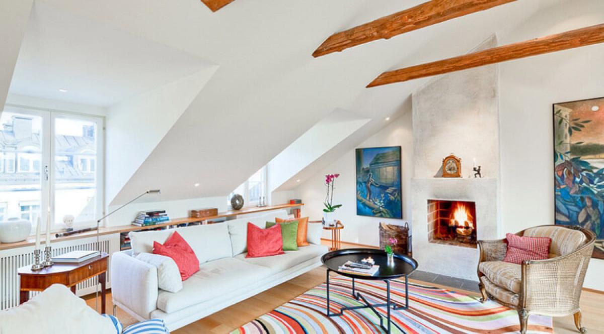 Разнообразете скучната бяла обстановка с ярки детайли