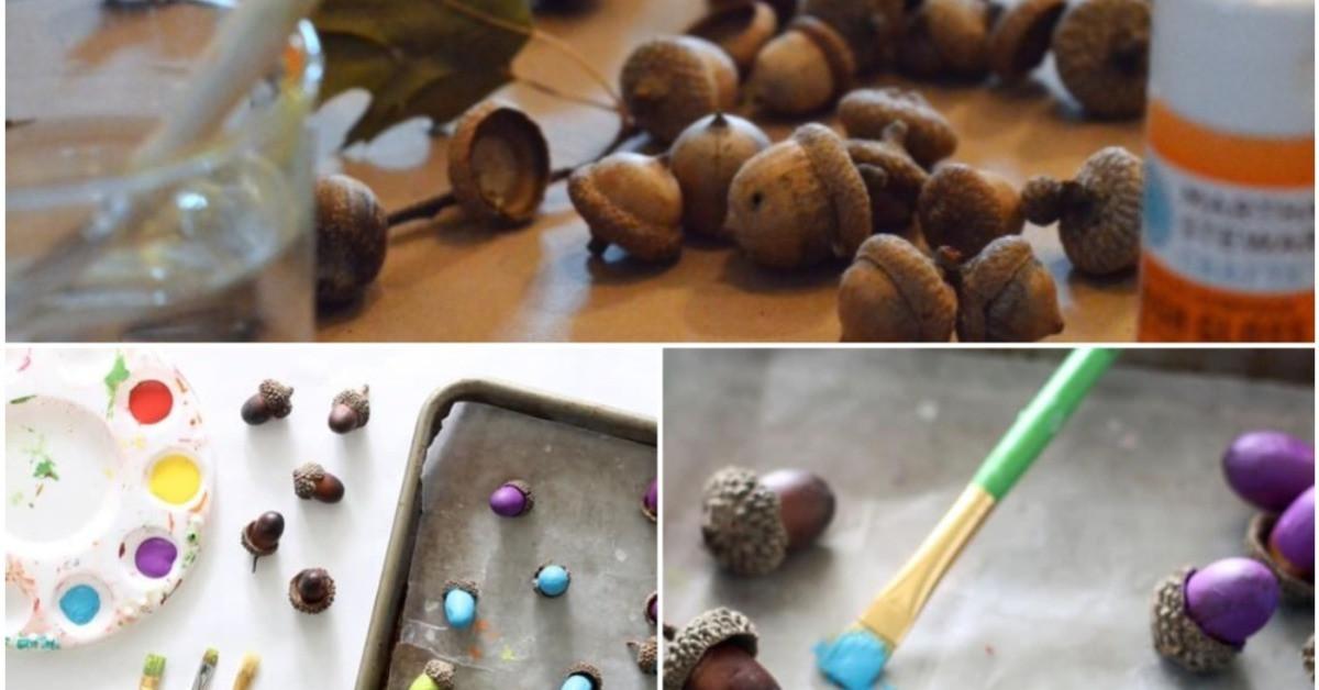 Получаване на едноцветни жълъди