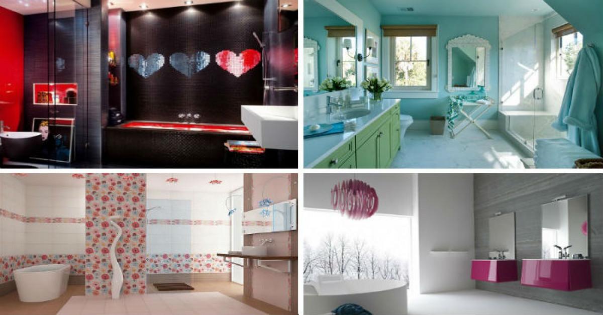 6 кокетни бани, проектирани изцяло за жени