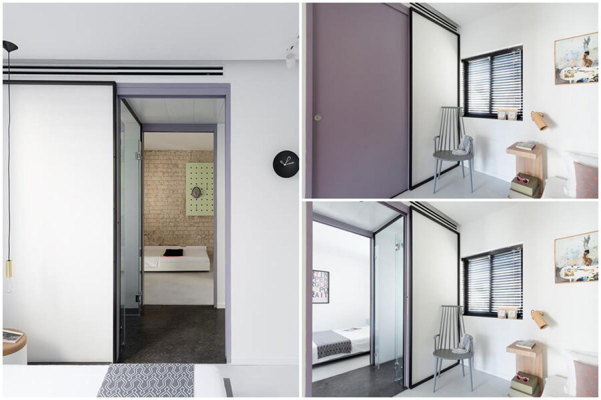 Как са отделени двете спални в дом без коридори?