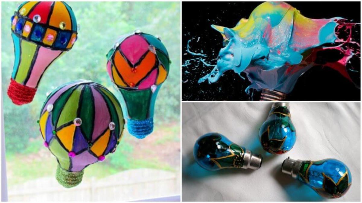 Създайте собствени шедьоври върху крушките