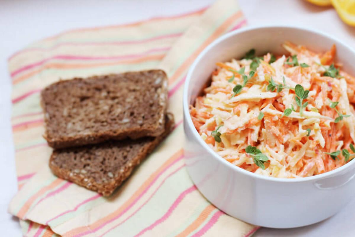 Морковите и ябълките се срещат в една уникална есенна салата