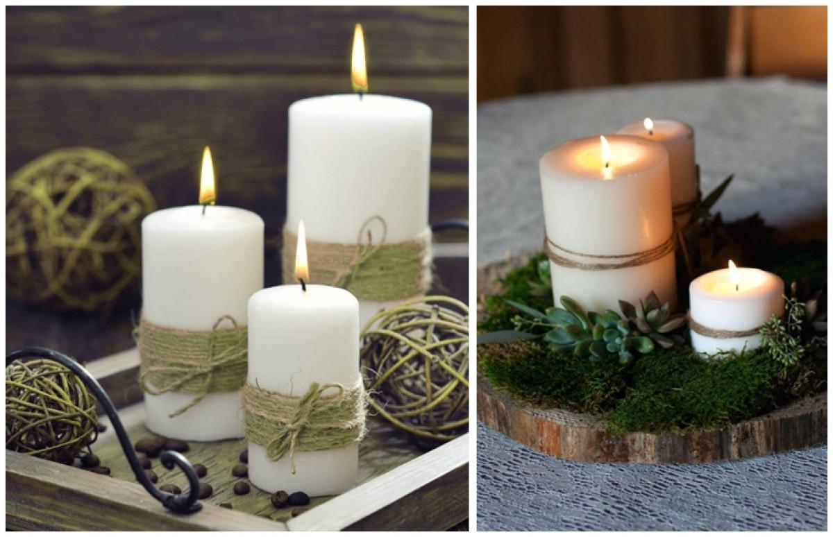 Свещи с канап