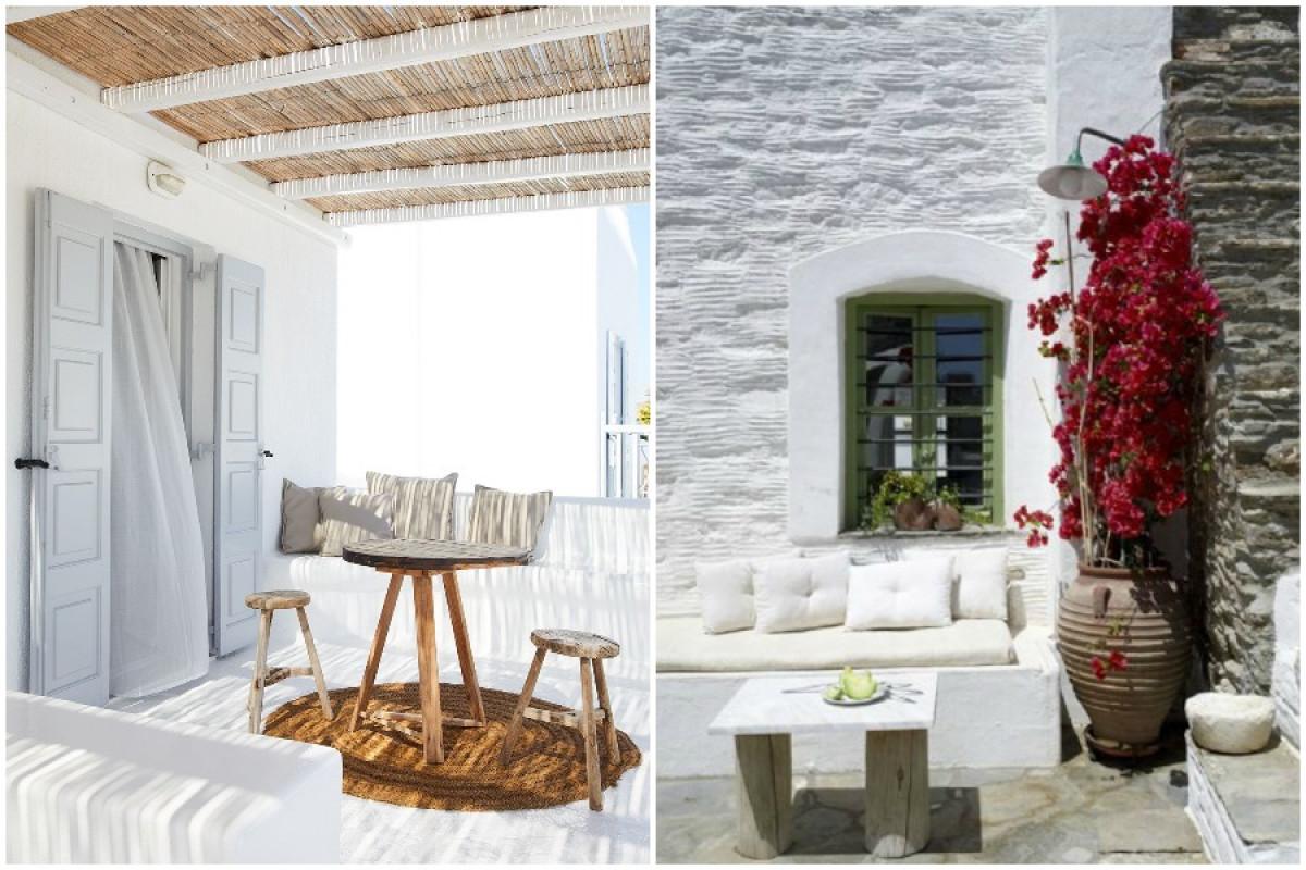 Балкон за празненства, вдъхновен от Миконос