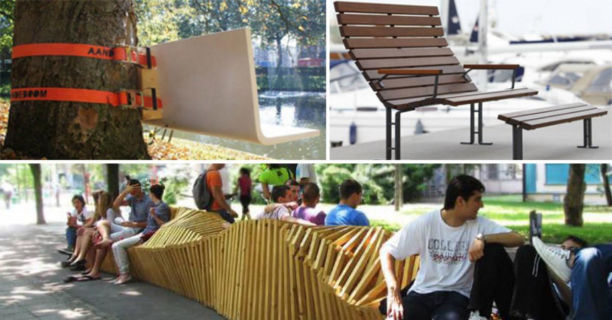 3 оригинални и креативни подхода към уличните мебели