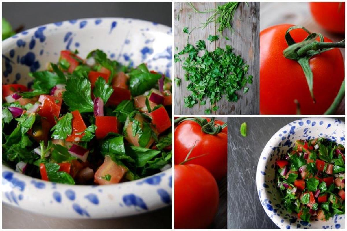 Свежа и вкусна салата от магданоз