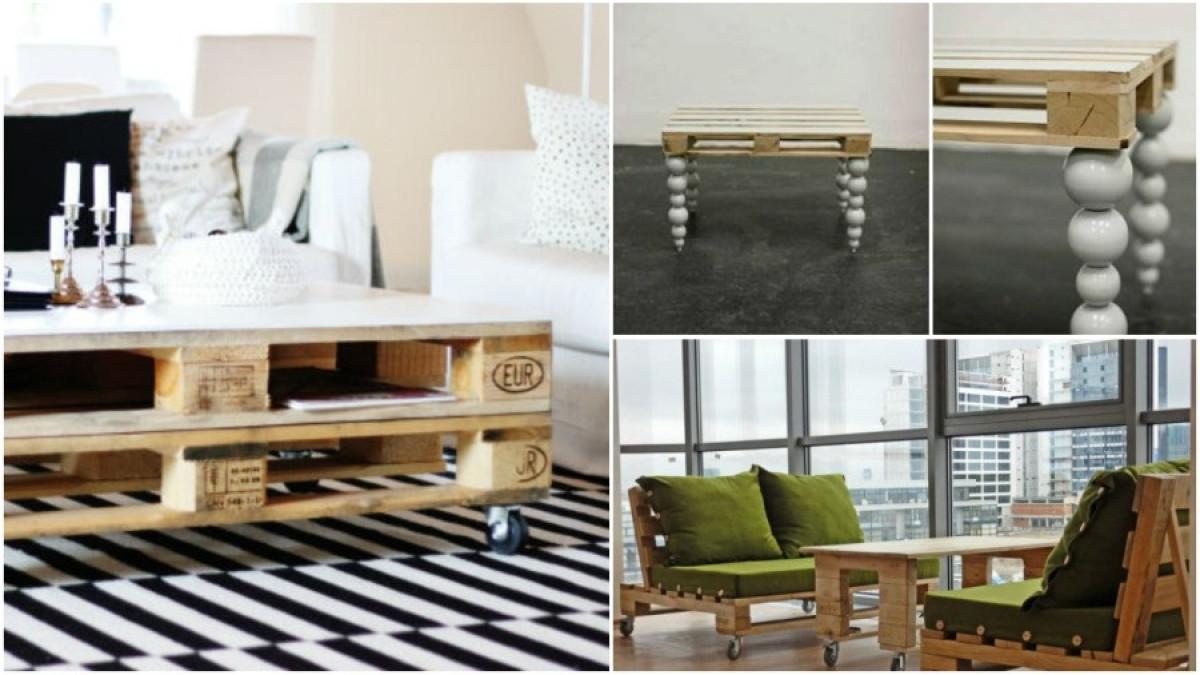 Мебели от палети за чакалнята и социалната зона в офиса