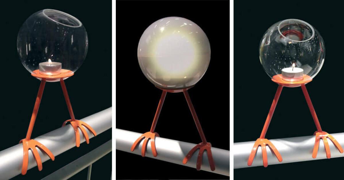 8. Пепелник и соларна лампа