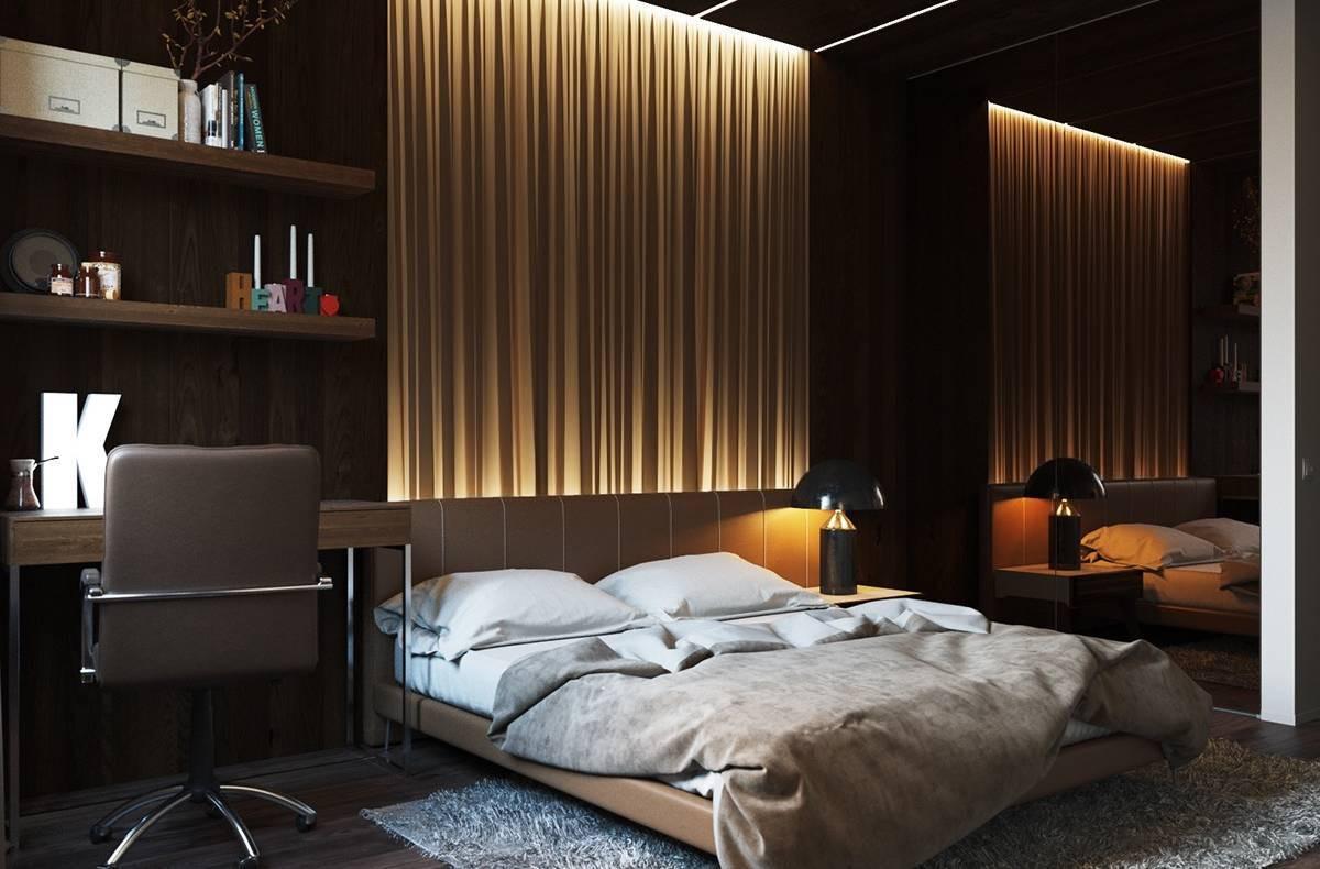 Помислете за осветлението в спалнята