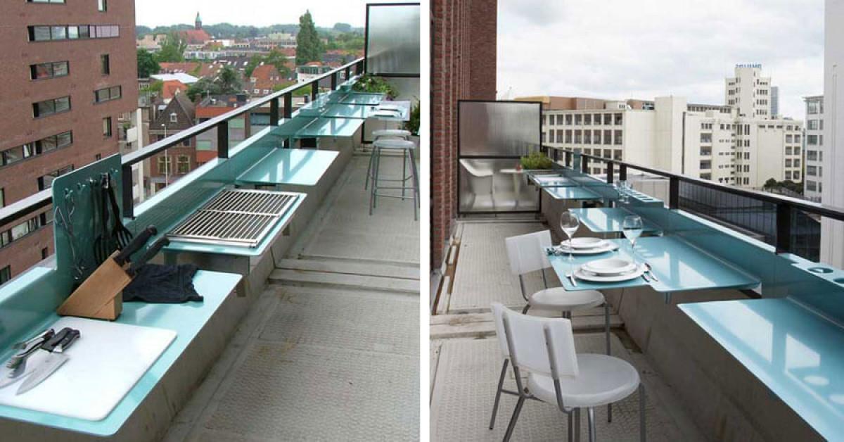 10. Кухня на балкона