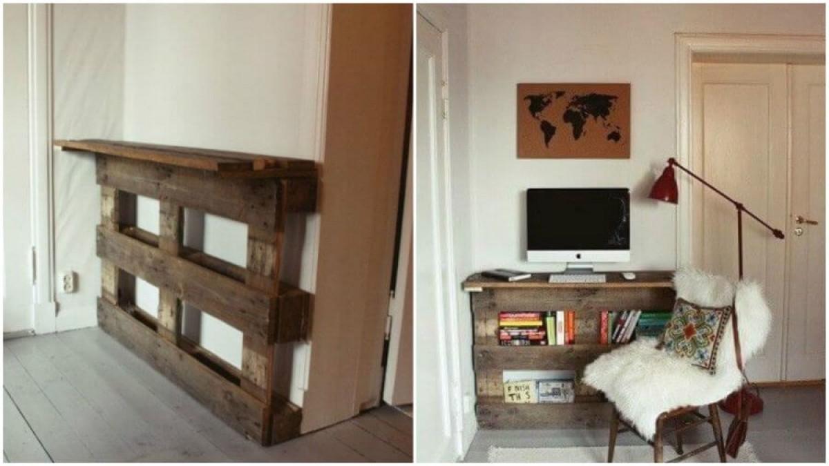 На финала съединете библиотеката и плота