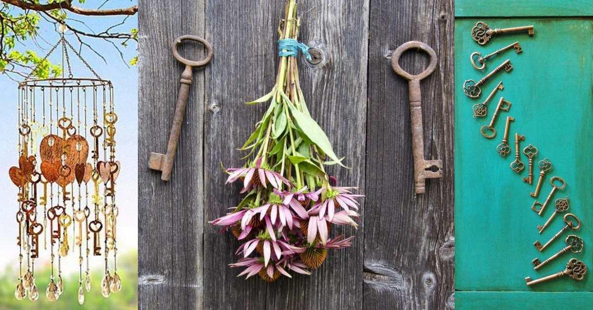 Превърнете старите ключове в ефектна декорация