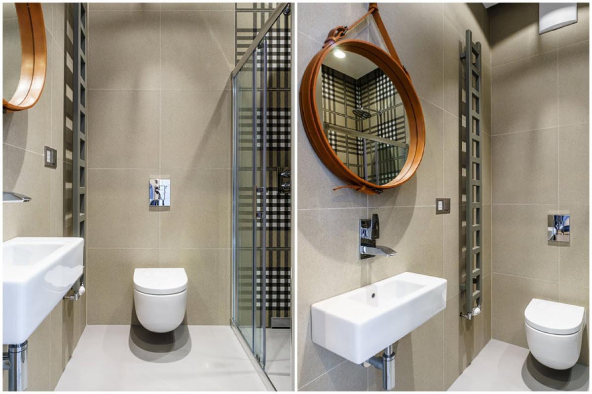 Невероятна компактна баня с уникално излъчване