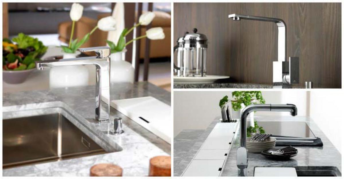 Модерни кухненски смесители с уникален дизайн