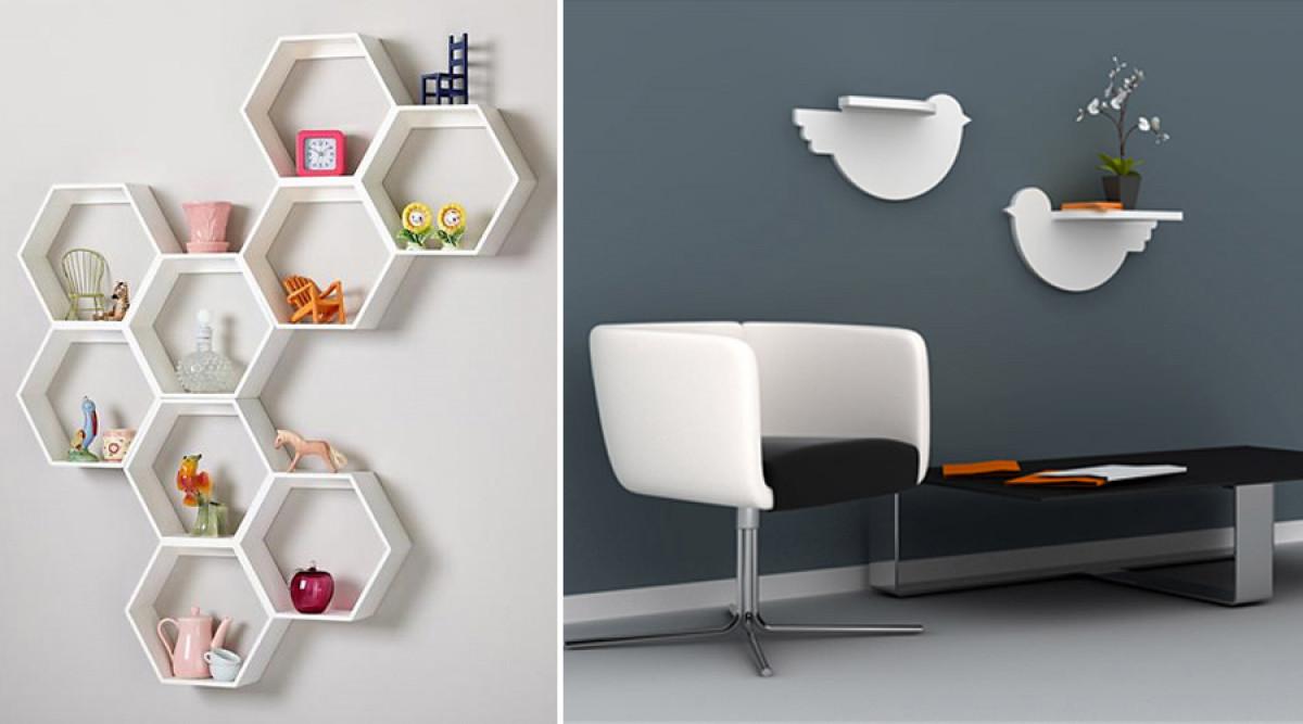 Чаровни рафтове за стена, в които ще се влюбите