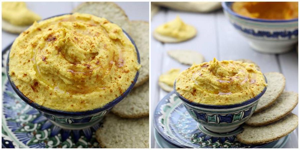 Кремообразен тиквен хумус