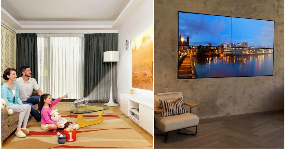 Телевизия от ново поколение - видео стена или прожектор?