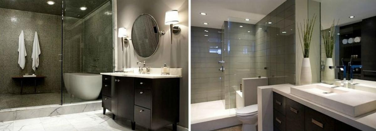 Отделни зони в банята