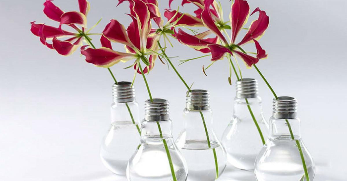 Изумителни и ефектни проекти от изгорели крушки