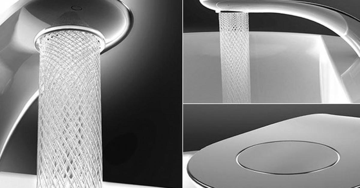 Уникален смесител за мивка с футуристичен дизайн