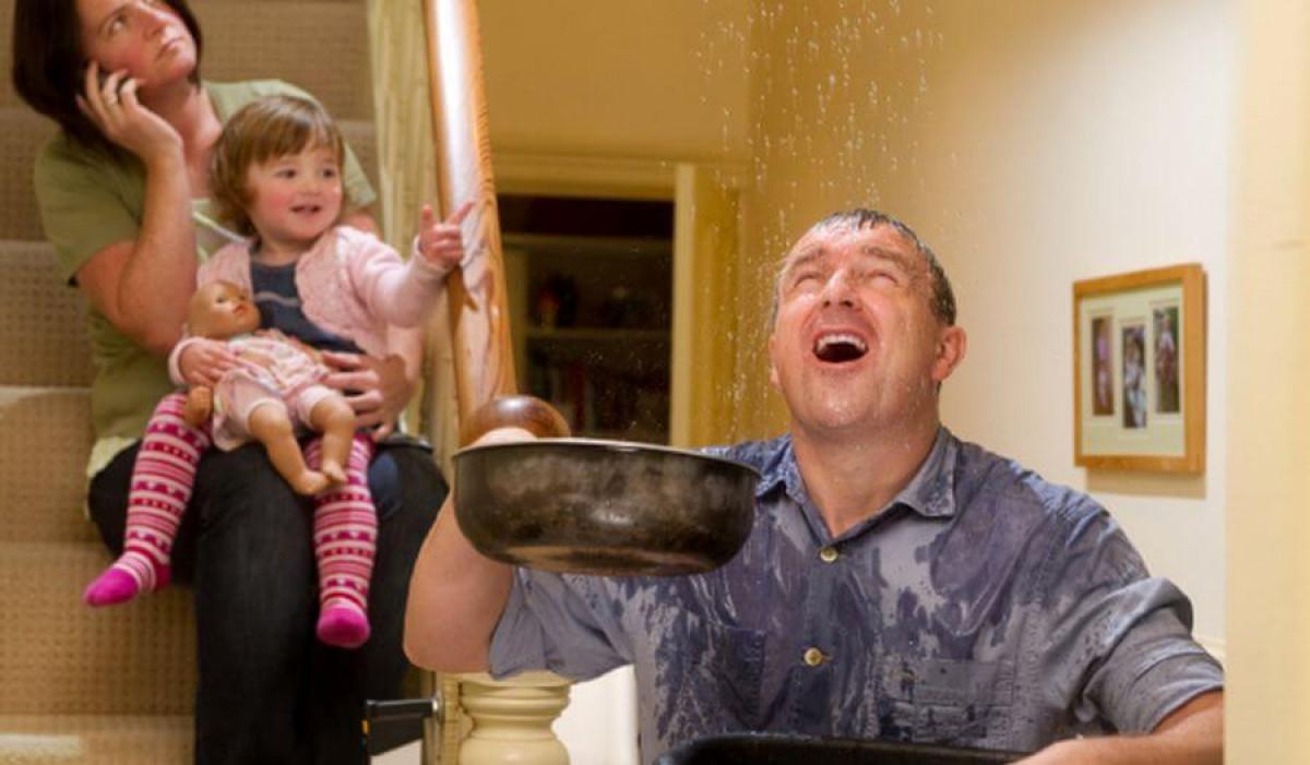 Теч от покрива? Водата пътешества!